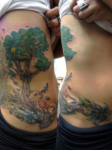 Tatuaje de naturaleza