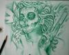 Skull catrina