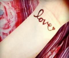 Palabra Love que significa Amor en ingles