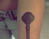 Llave en blanco y negro