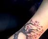 Tatuajes de flores de cerezo