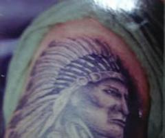 Rostro jefe indio