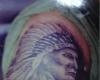 Rostro jefe indio