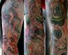 Tatuaje de manga completa de sushi