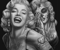 Marilyn retrato catrina