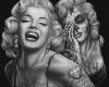 Marilyn retrato catrina