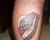 Logo de River Plate en 3D
