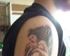 Angel woman tattoo