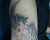 Tattoo de mujer angel