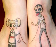 Chica Dark y zombie