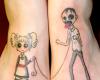 Chica Dark y zombie