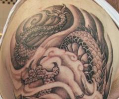 Tatuaje de dragon japones