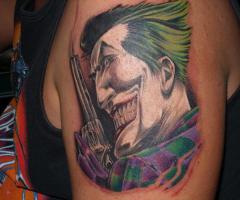 Tatuaje del guason animado