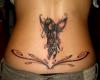 Tattoo de hada en la espalda
