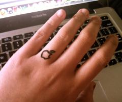 Little apple tattoo