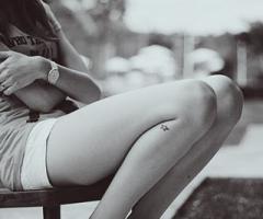 Little star on leg