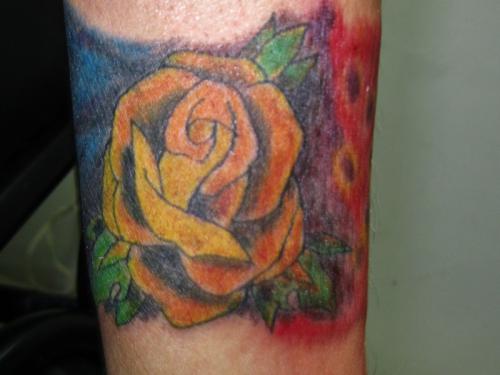 Erluto art Rosa amarilla