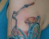 Bicycle tattoo design