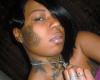 Crazy face tattoo