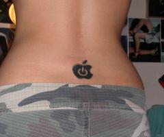 Apple bottom jeans tattoo