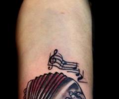 Bandoneón tattoo
