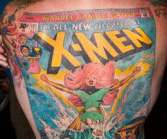 Enter the Phoenix Comic Cover tattoo