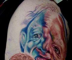 Goonies Sloth and Chunk Tattoo