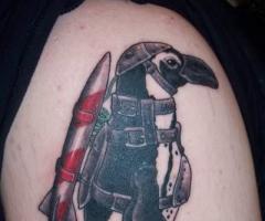 Batman Returns Penguin Commando Tattoo