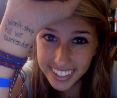 Won't stop till we surrender tattoo