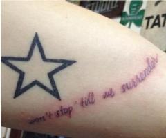 Harry Styles new quote tattoo