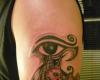 Ojo de Horus, las piramides y Anubis