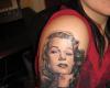 Portrait of Rita Hayworth tattoo