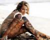 Cameron Diaz full body tattoos
