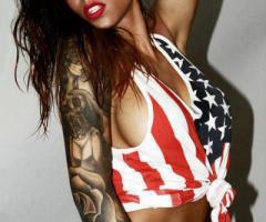Girl sleeve tattoo