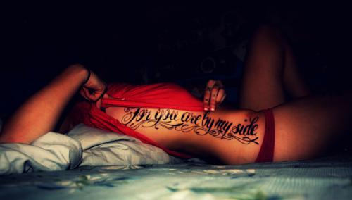 For you are by my side