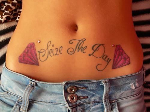 Seize the day and diamonds