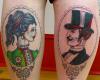 Mr and Mrs tattoos