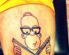 Homer Simpson reading a book