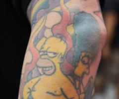 The Great Homer Simpson tattoo