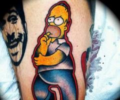 Piensa, piensa Homero Simpson