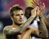 Los brazos tatuados de David Beckham