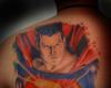 Tatuaje de Superman a color