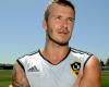 Ambos brazos tatuados de David Beckham
