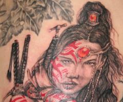 Warrior woman