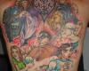 Dibujo tatuado de Buffy la cazavampiros