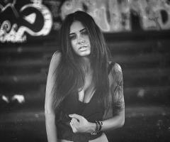 Sexy girl and tatto