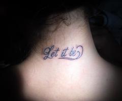 Let it Be tattoo