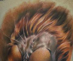 Animal terror tattoo