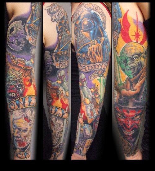 Star Wars Sleeve tattoo