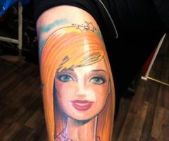 Barbie tattoo